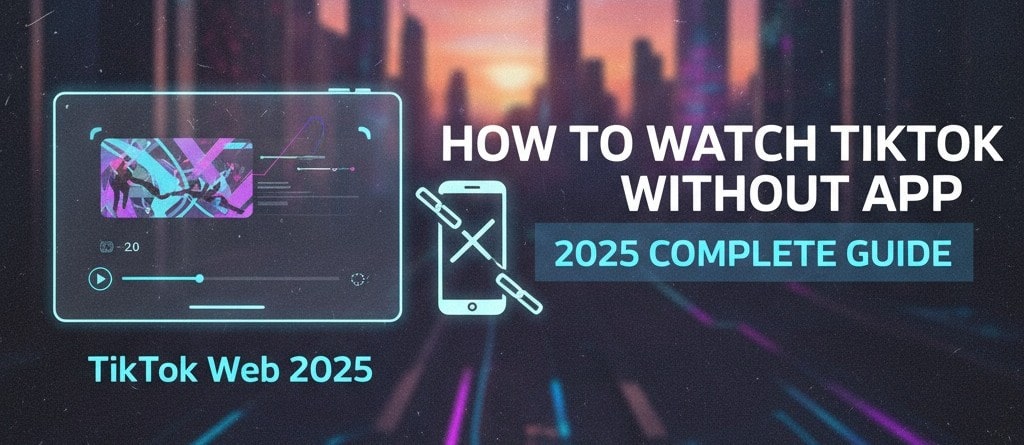 How to Watch TikTok Without App [2025 Complete Guide]